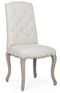 SEDIA IN TESSUTO NATURALE - DIVA