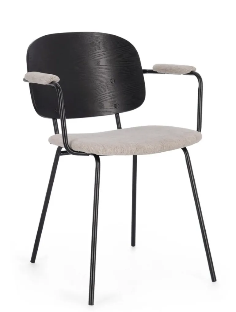 SEDIA IN TESSUTO NATURALE - SIENNA