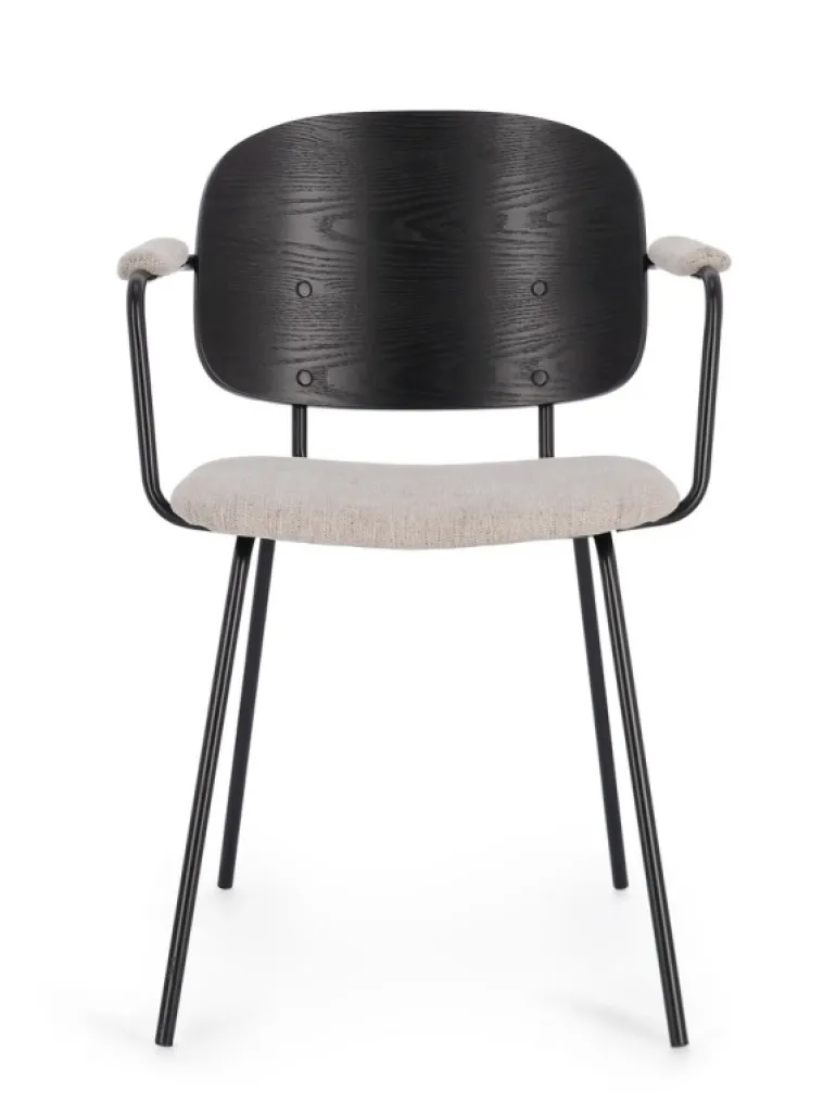 SEDIA IN TESSUTO NATURALE - SIENNA