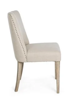 SEDIA IN TESSUTO NATURALE - BEATRIZ