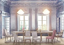 SEDIA IN TESSUTO NATURALE - BEATRIZ