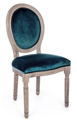 SEDIA IN VELLUTO DEEP - MATHILDE