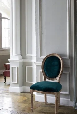 SEDIA IN VELLUTO DEEP - MATHILDE