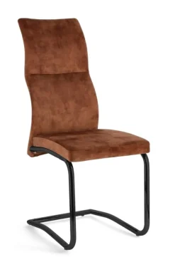 SEDIA IN VELLUTO RUGGINE - THELMA