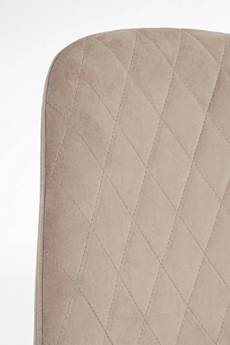 SEDIA IN VELLUTO TORTORA - TERRY