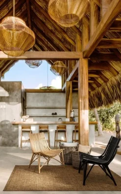 SEDIA LOUNGE MENENDEZ NATURALE