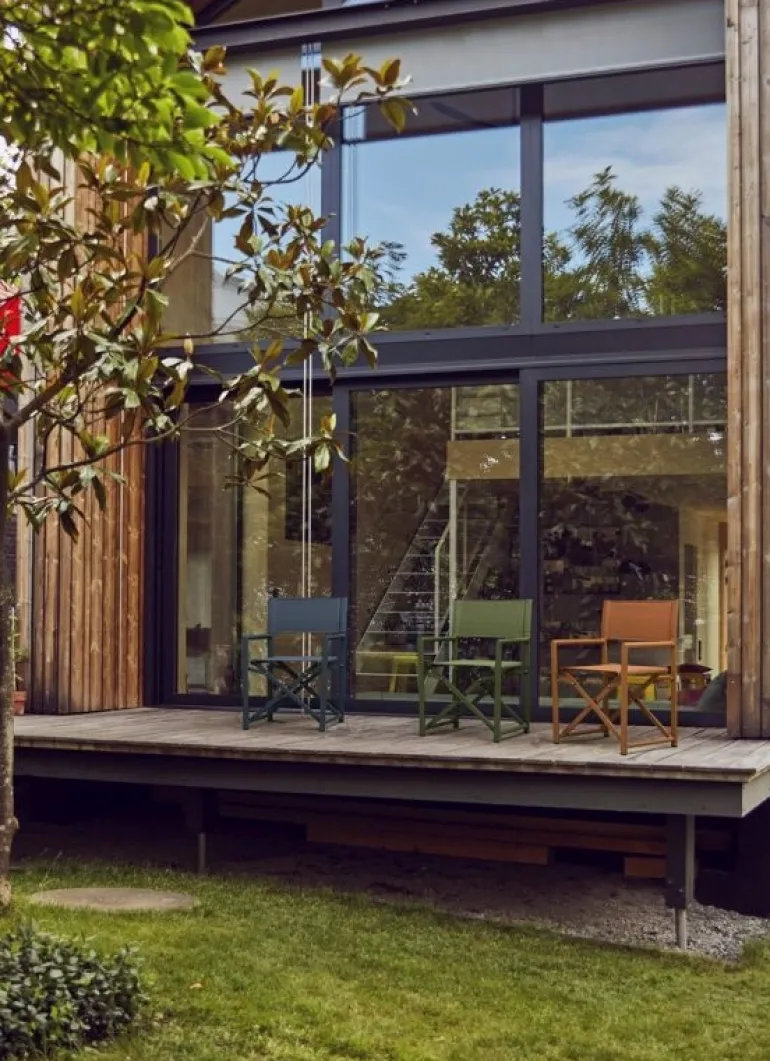 SEDIA REGISTA IN ALLUMINIO NAVY - TAYLOR