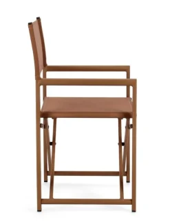 SEDIA REGISTA IN ALLUMINIO PECAN - TAYLOR