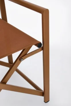 SEDIA REGISTA IN ALLUMINIO PECAN - TAYLOR