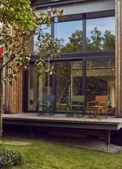 SEDIA REGISTA IN ALLUMINIO PECAN - TAYLOR