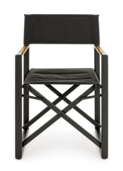 SEDIA REGISTA IN ALLUMINIO PIEGHEVOLE ANTRACITE YK13 - LAGUN