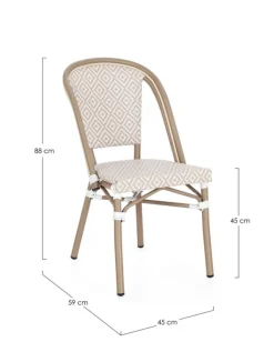 SEDIA SILVEIRA BEIGE