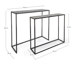 SET2 CONSOLLE IN ALLUMINIO - TAHIR