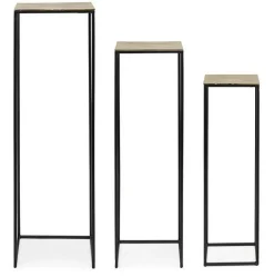 SET3 PORTA PIANTA IN ALLUMINIO - AMIRA