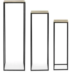 SET3 PORTA PIANTA IN ALLUMINIO - AMIRA