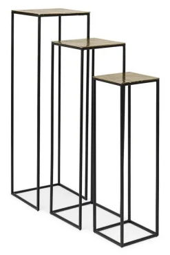 SET3 PORTA PIANTA IN ALLUMINIO - AMIRA