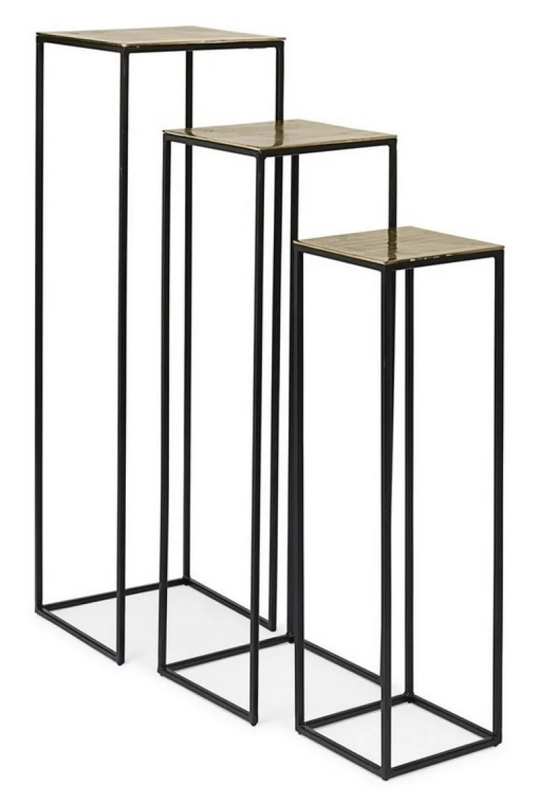 SET3 PORTA PIANTA IN ALLUMINIO - AMIRA