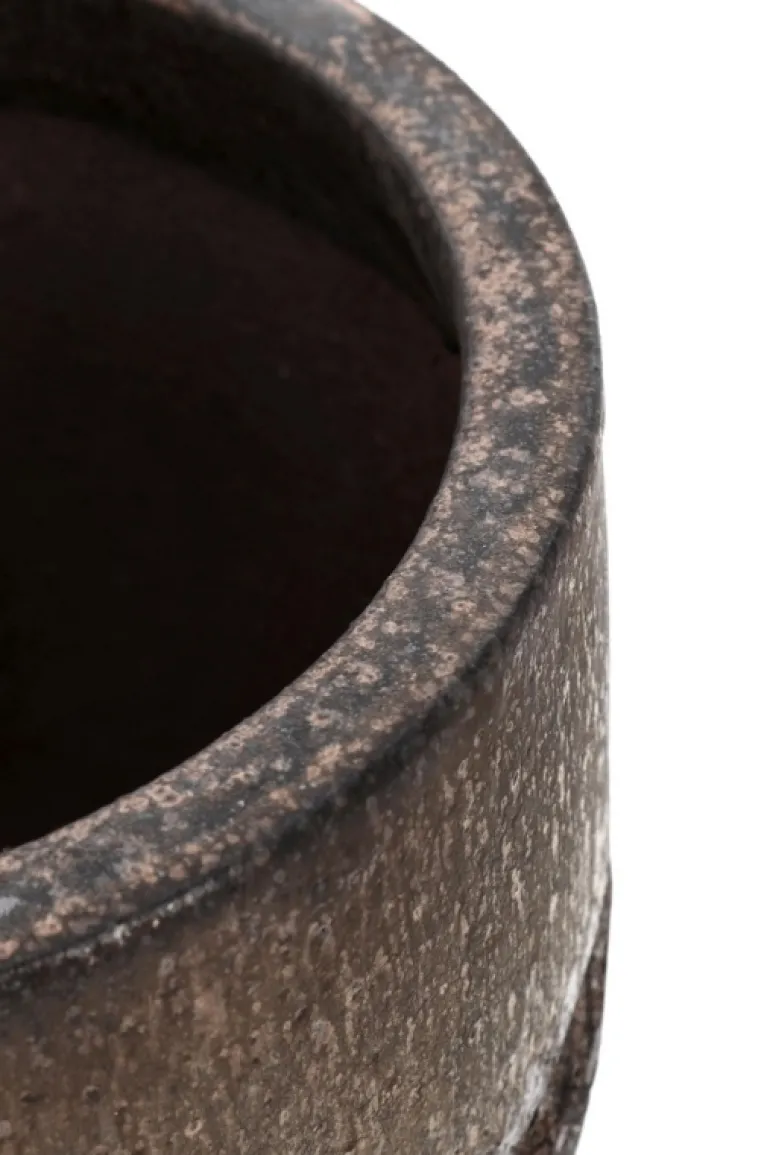 SET3 P.VASO DUYEN TONDO BASSO RUSTY