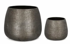 SET2 P.VASO EMEI BOMBATO GRIGIO