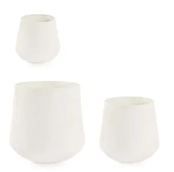 SET3 P.VASO KENAR TO BEIGE