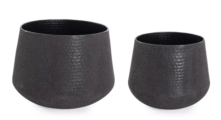 SET2 P.VASO KENAR TO NERO BASSO