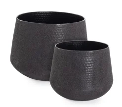 SET2 P.VASO KENAR TO NERO BASSO