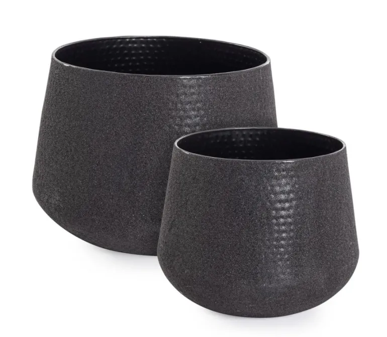 SET2 P.VASO KENAR TO NERO BASSO