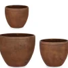 SET3 P.VASO MEILI TONDO ALTO RUSTY