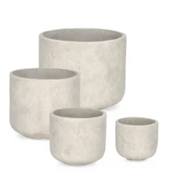SET4 P.VASO MEILI TONDO BEIGE