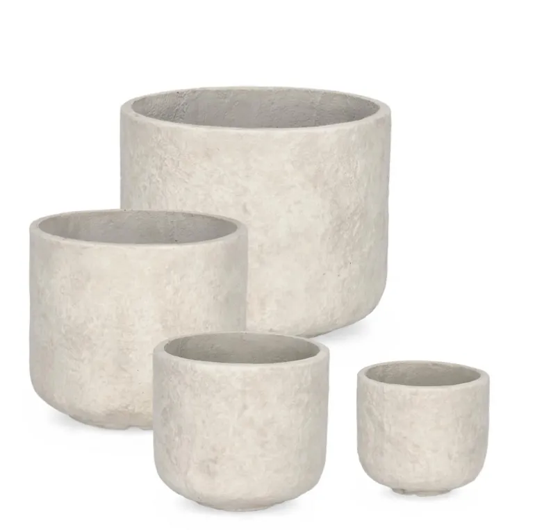SET4 P.VASO MEILI TONDO BEIGE