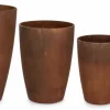 SET4 P.VASO MEILI TONDO RUSTY
