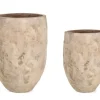 SET2 P.VASO MINH ALTO TERRACOTTA BRUNITA