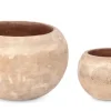 SET2 P.VASO MINH BOMB TERRACOTTA MARRONE