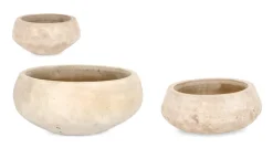 SET3 P.VASO MINH CIOTOLA TERRACOT CHIARA