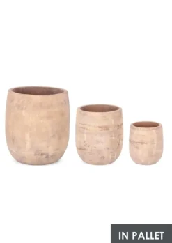 SET3 P.VASO MINH TO ALTO TERRACOTTA MARR