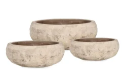 SET3 P.VASO MINH TOND TERRACOTTA BRUNITA