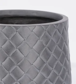 SET2 P.VASO RHOMBUS BOMB BASSO ANTRACITE