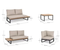 SET SALOTTO ANG. C-C ZELMAR ANTR. YK13