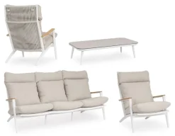 SET4 SALOTTO C-C IBISCO BIANCO WG20