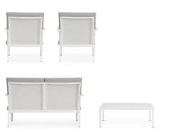 SET4 SALOTTO C-C KONNOR BIANCO CX21