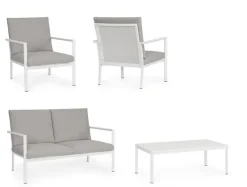 SET4 SALOTTO C-C KONNOR BIANCO CX21