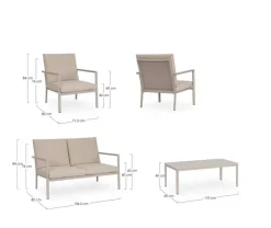 SET4 SALOTTO C-C KONNOR RASTIN