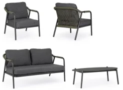 SET4 SALOTTO C-C MIRAVET ANT/VERDE