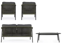 SET4 SALOTTO C-C MIRAVET ANT/VERDE