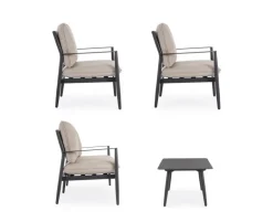 SET4 SALOTTO C-C NEBULA ANTRACITE YK13