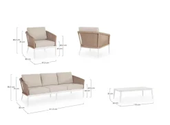 SET4 SALOTTO C-C OCEANA VAPOR YK15