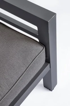 SET4 SALOTTO IN ALLUMINIO ANTRACITE PG61 - HENDRIX