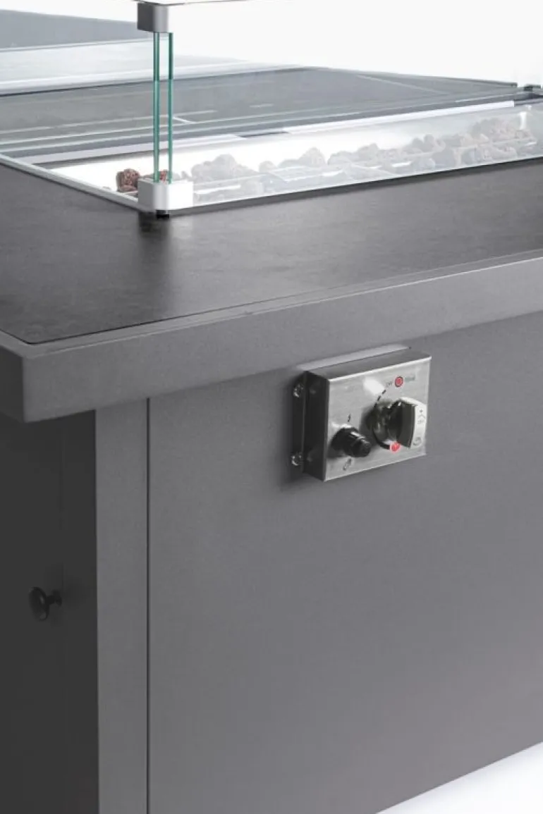 SET4 SALOTTO IN ALLUMINIO ANTRACITE PG61 - HENDRIX