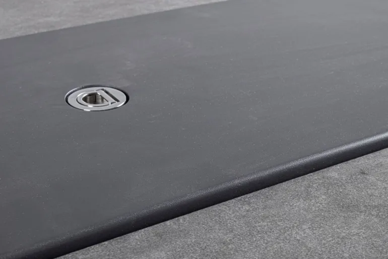 SET4 SALOTTO IN ALLUMINIO ANTRACITE PG61 - HENDRIX