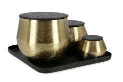 SET3 SCATOLA KAMYA - VASSOIO C-COP OR NE